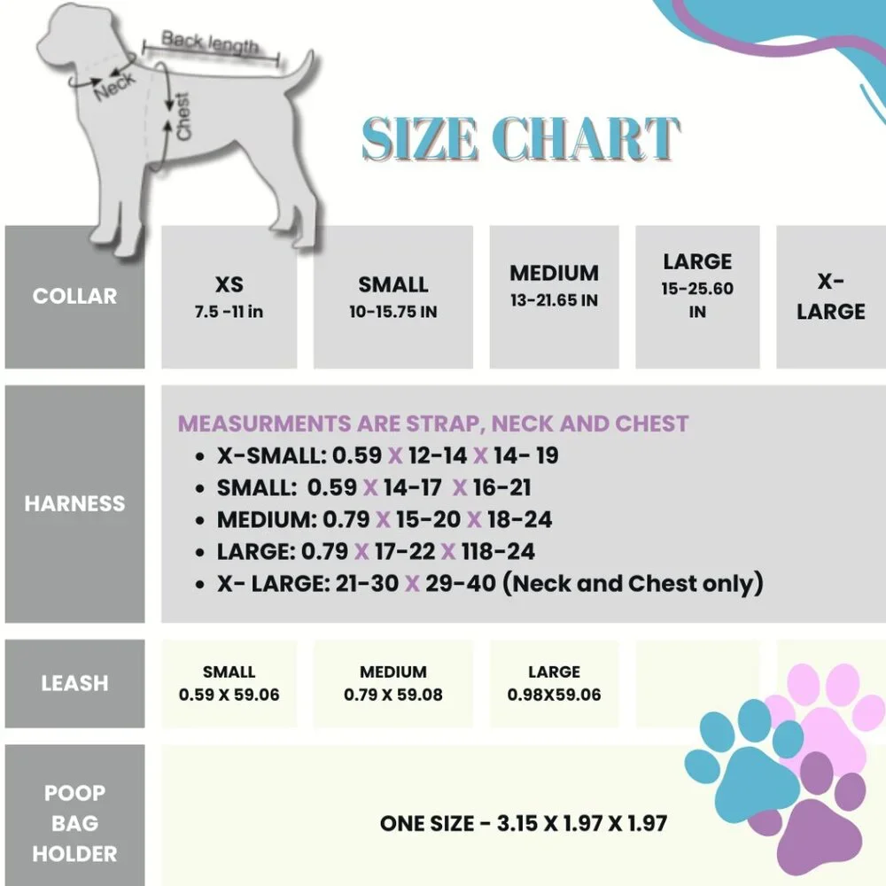 NEW Purple Pet Harness Set | XS–XL | Fast 24-Hour Shipping | Jazzy Pet Paws - Picture 2 of 10